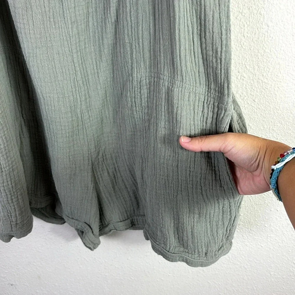 Nation LTD Revolve Mariah Easy Romper in everglades green color size M - Picture 7 of 13